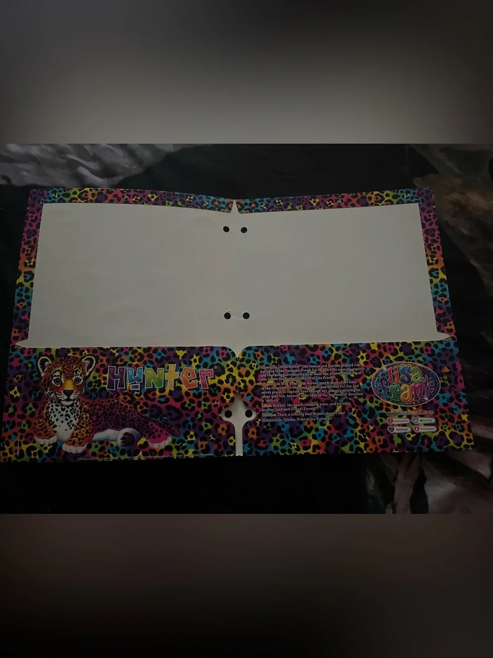 Lisa Frank “Hunter” Neon Leopard Folder & Notepad